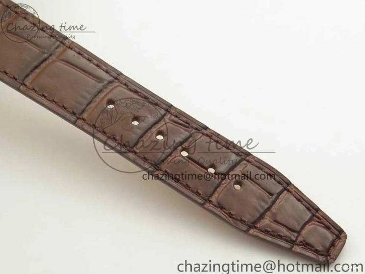 MIROTIME 0224 SportInspired Portofino IW458101 RG MK 1:1 Best Edition Gray Dial On Brown Leather Strap MIYOTA 7165